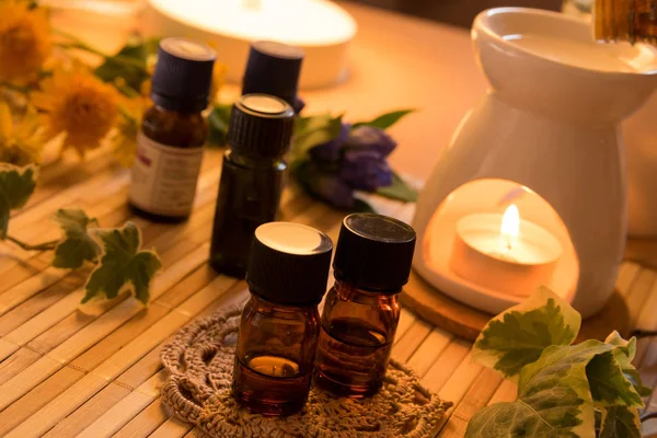 Essential Oils Aromatherapy Treatment Evening Stock Picture