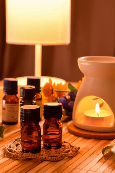 Essential Oils Aromatherapy Treatment Evening Royalty Free Stock Images
