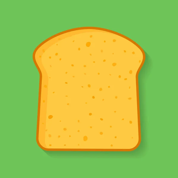 Ікона з хліба або хліба. Символ тосту — стоковий вектор