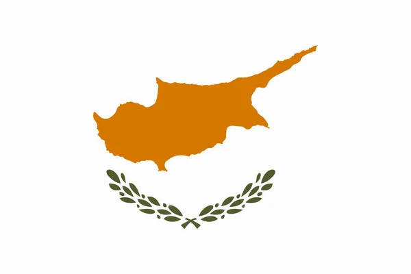 Bandeira de Chipre — Vetor de Stock
