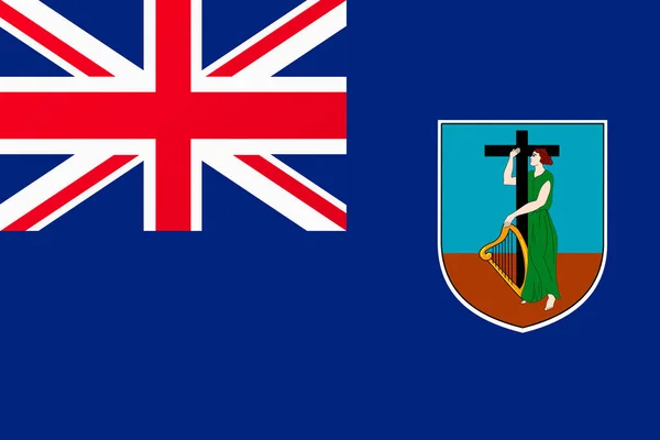 Flaga Montserratu — Wektor stockowy