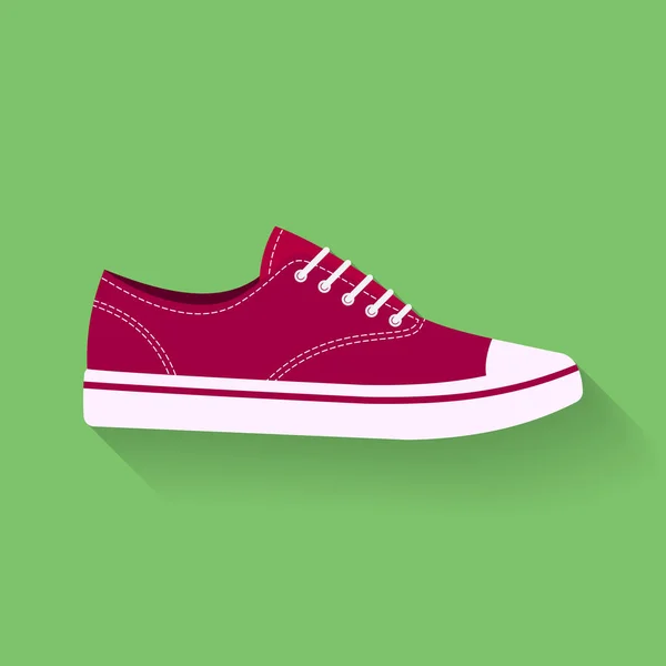 Ikona tenisky. Sportovní boty, obuv vektor znamení, symbol — Stockový vektor