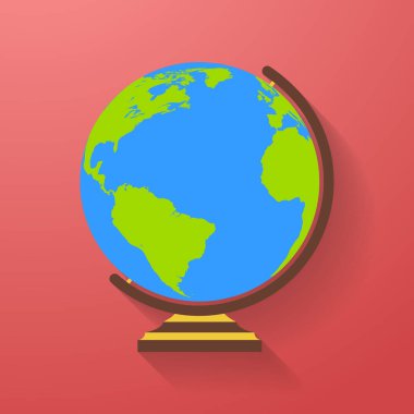 Küre simgesi. Dünyanın simgesini