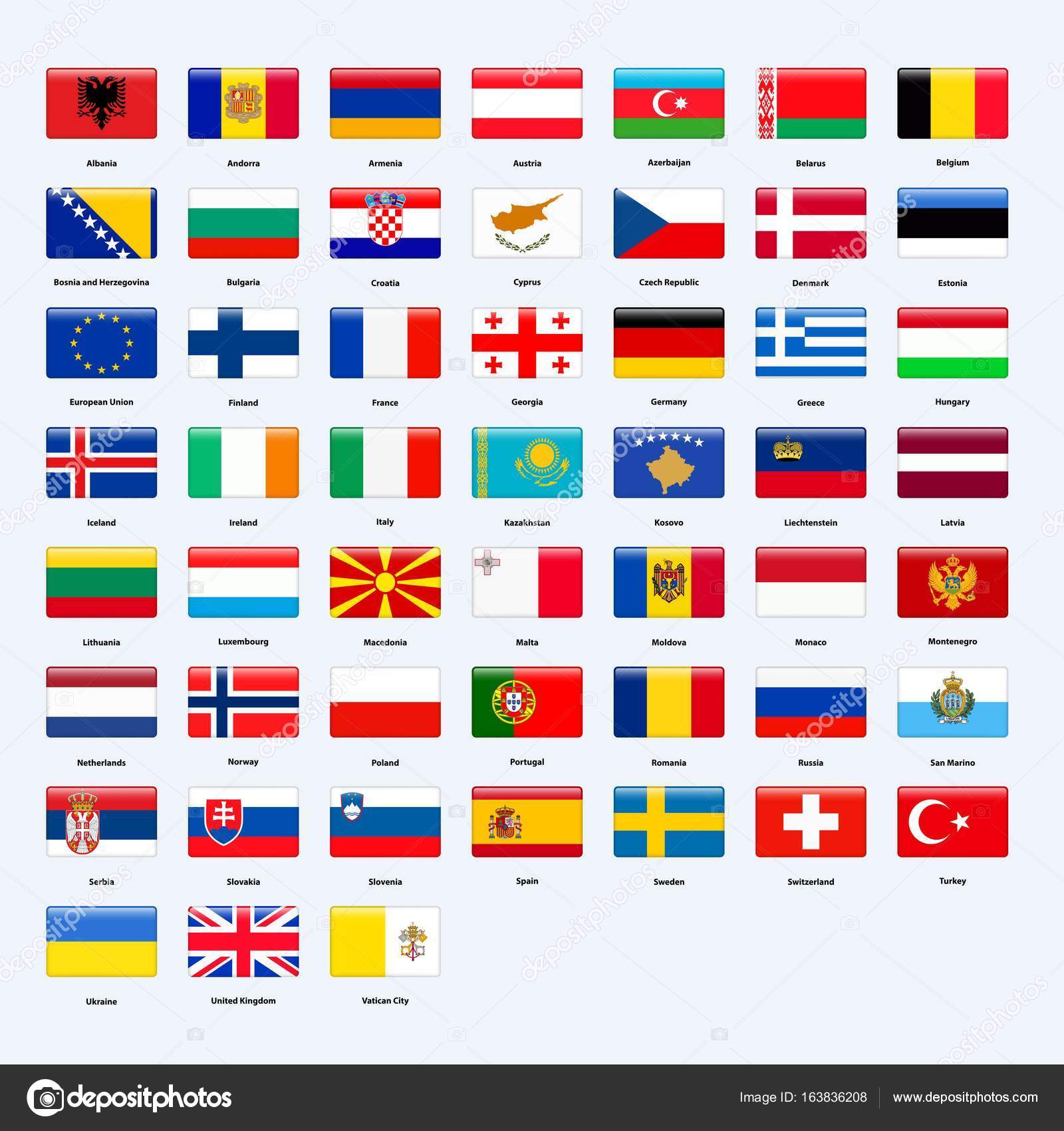 Fotos: bandera de países europeos | Conjunto de banderas de todos los