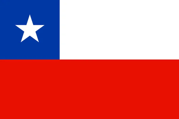 Drapeau du Chili — Image vectorielle