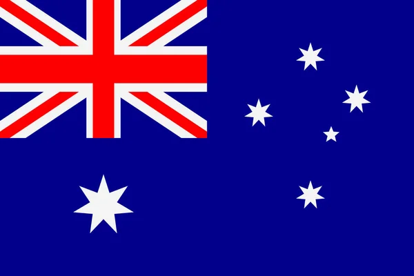 Avustralya Bayrağı — Stok Vektör