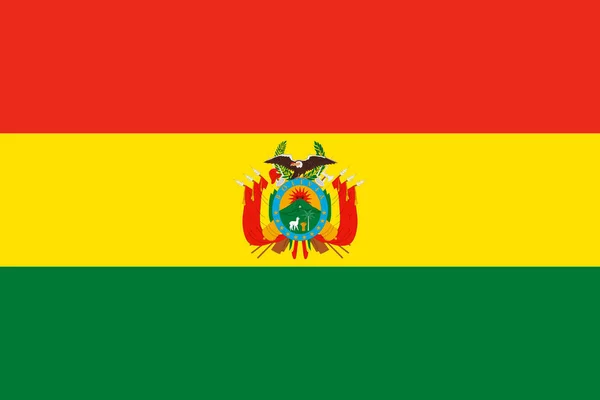 Bandeira da Bolívia — Vetor de Stock