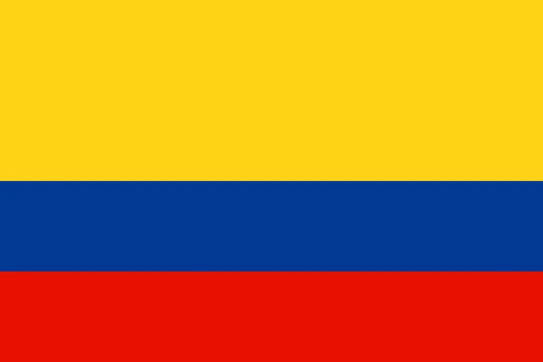 Bandera de Colombia — Archivo Imágenes Vectoriales