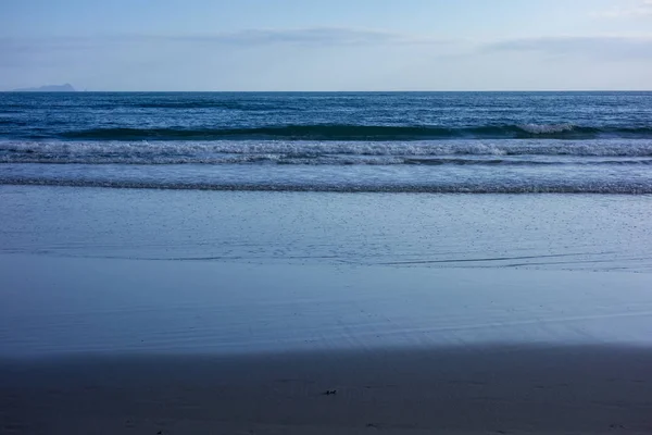 Spiagge scenografiche al tramonto Fotografia Stock