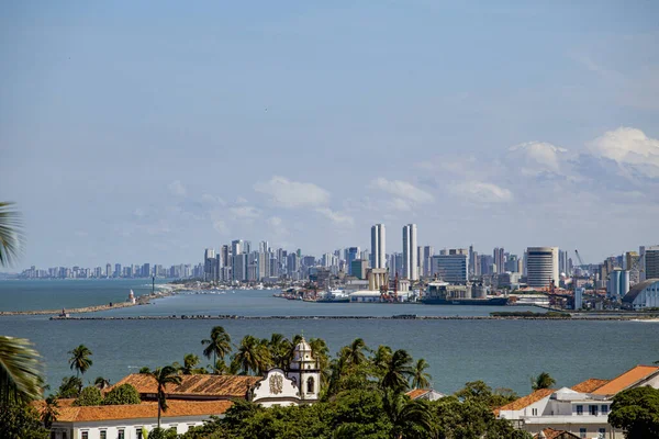 Olinda e Recife, litoral do Brasil — Fotografia de Stock