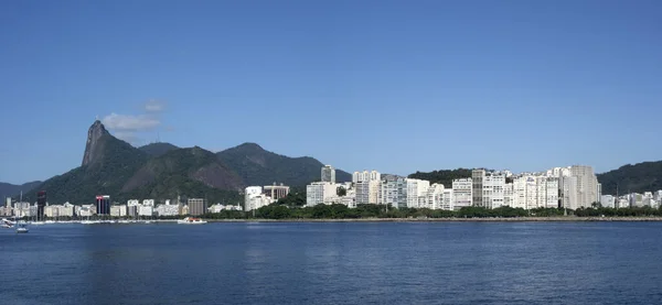 Skyline view Rio de Janeiro, Brazília from mureta da Urca — Stock Fotó