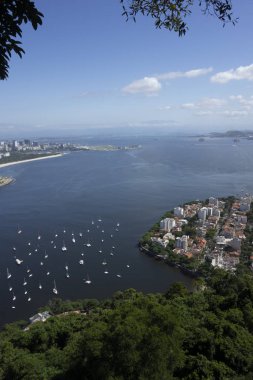 Pão de Açúcar 'dan Urca hava manzarası