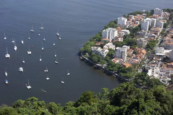 Pão de Açúcar 'dan Urca hava manzarası