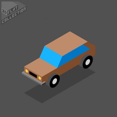 3D hatchback otomobil