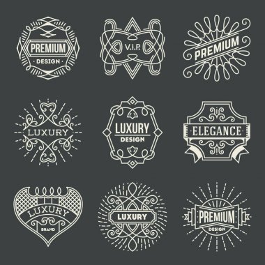 Lüks Royal Logotype seti