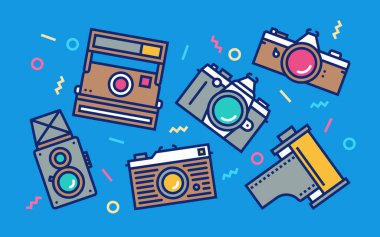 Fotoğraf şeyler Icon Set