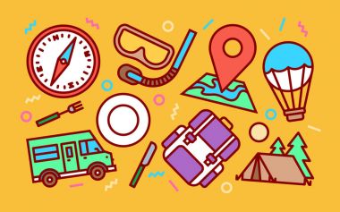 Turizm Icon set