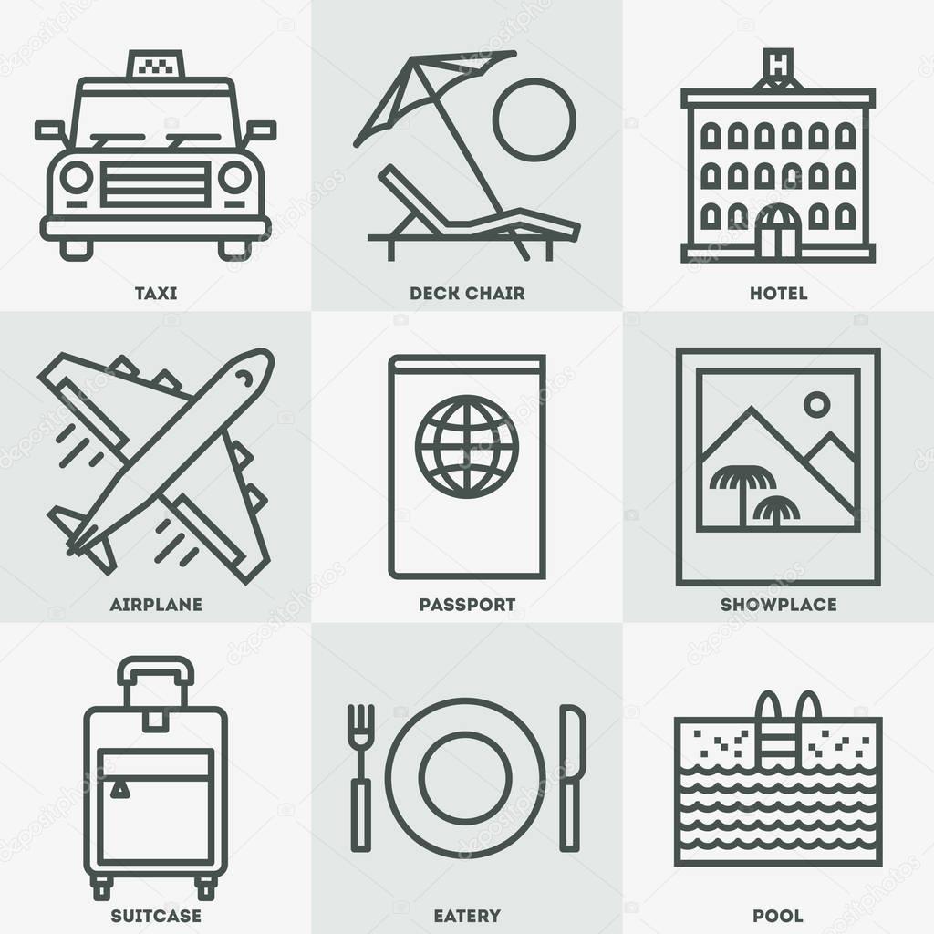 Travel Icon Set