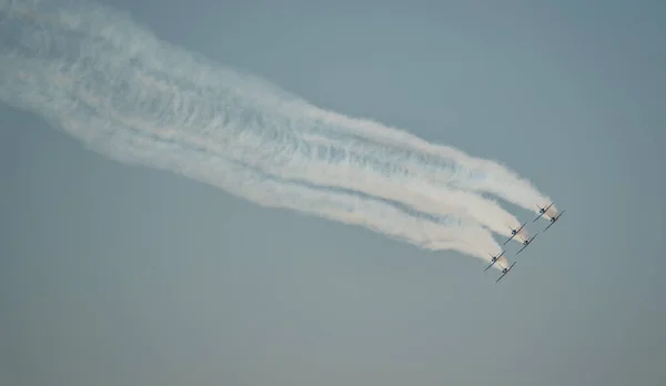 Samoloty Niebie Air Show — Zdjęcie stockowe