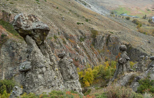 Скелясті Гриби Скелі Небо — стокове фото
