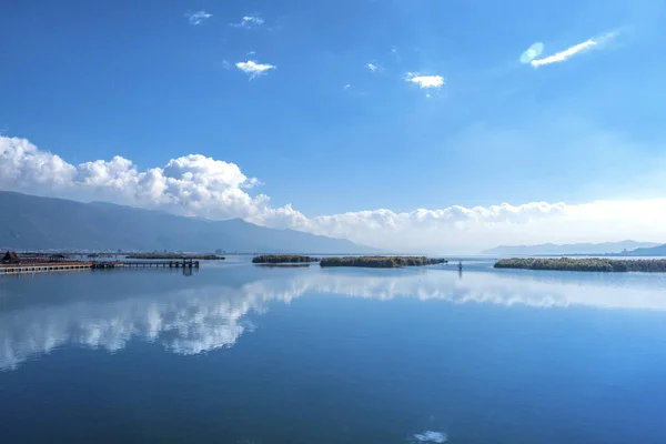 Yun Nan China Many Lakes Mountains Weather Always Slring Yun — Stock Photo, Image