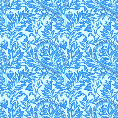 Kusursuz geleneksel mavi desen