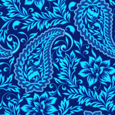 Kusursuz geleneksel mavi desen