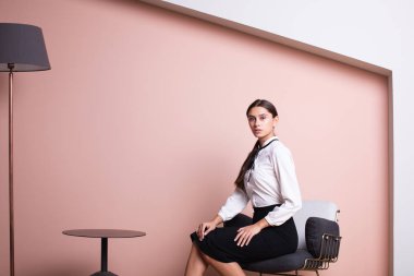 İşletme yöneticisinin stüdyo resmi.