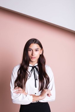 İşletme yöneticisinin stüdyo resmi. 