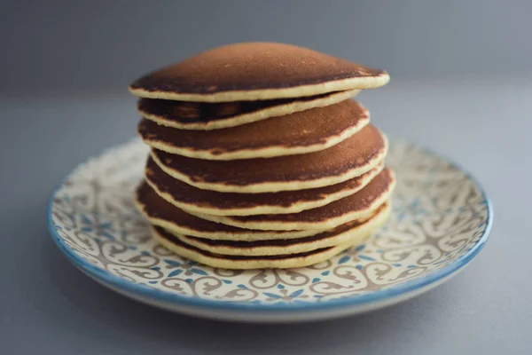 Gunung Pancake Piring — Stok Foto