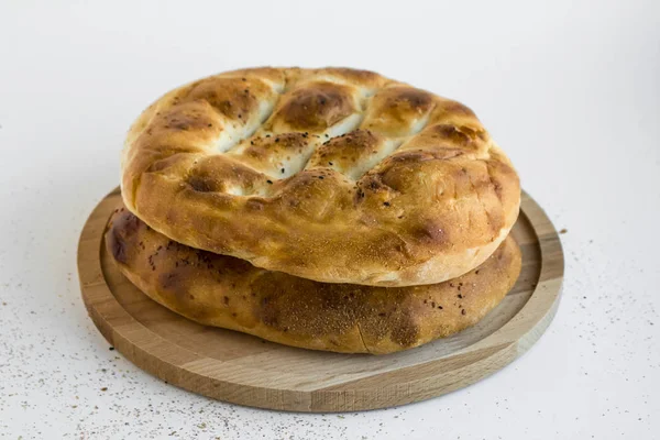Крупный План Вкусного Турецкого Хлеба — стоковое фото