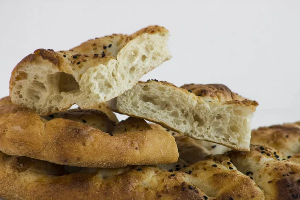 Primer Plano Delicioso Pan Turco Pide —  Fotos de Stock