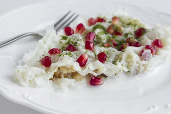 Primo Piano Delizioso Dessert Tradizionale Ramadan Gullac — Foto Stock