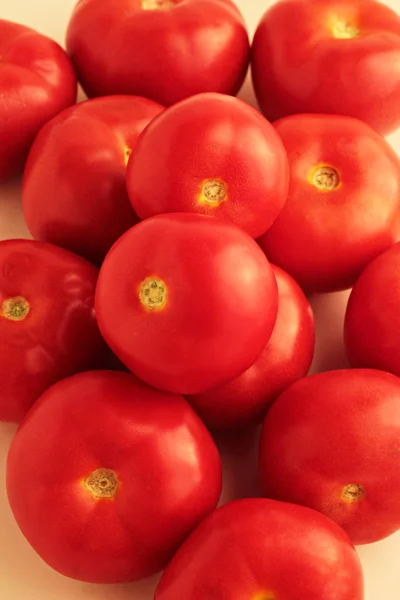 Close Shot Delicious Ripe Tomatoes — Stock Photo, Image
