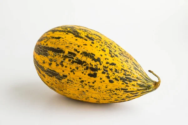 Close Shot Dari Melon Lezat Pada Putih — Stok Foto