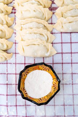 Un ve Handamade Dim Sum ile seramik kupa.