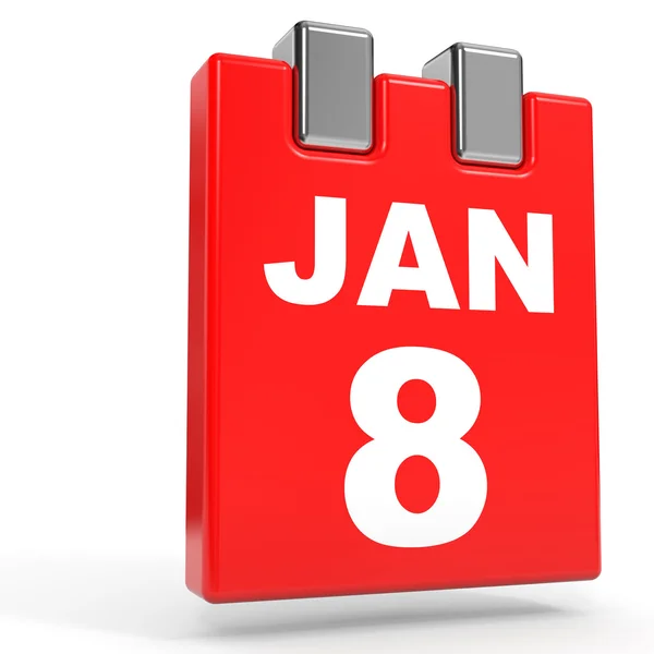 Calendrier. 9 janvier . — Photo de stock par ©iCreative3D - 60231043