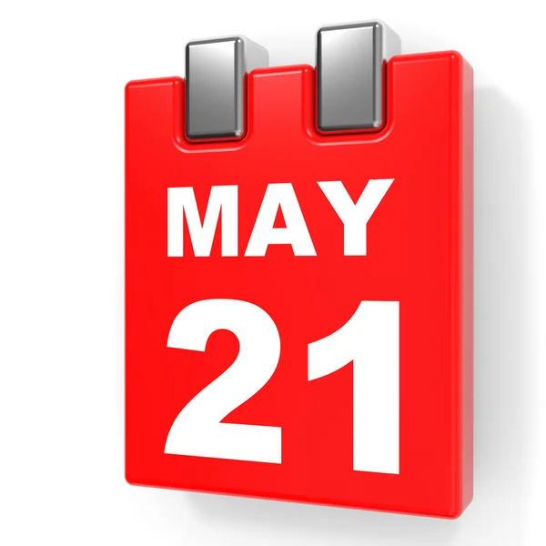 May 20. Calendar on white background. — Stock Photo © iCreative3D #127257340