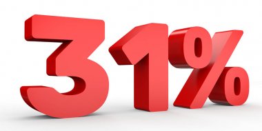 Thirty one percent off. Discount 31 %.