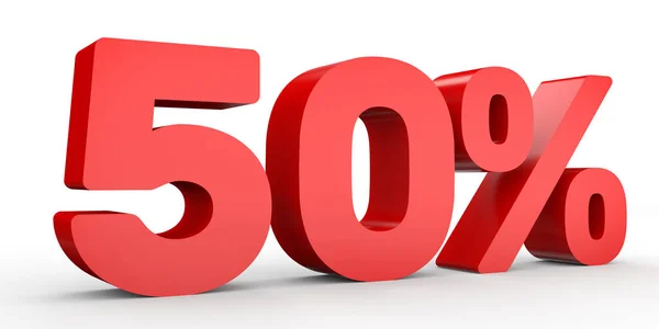 Fifty percent off. Discount 50 %. — Stok fotoğraf