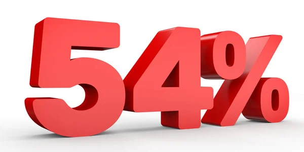 Fifty four percent off. Discount 54 %. — Stock Photo, Image