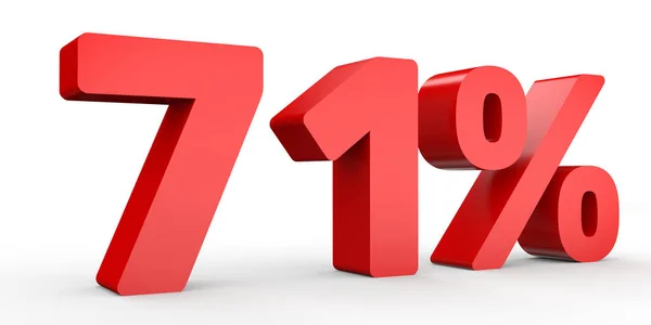 Seventy one percent off. Discount 71 %. — Stock Fotó