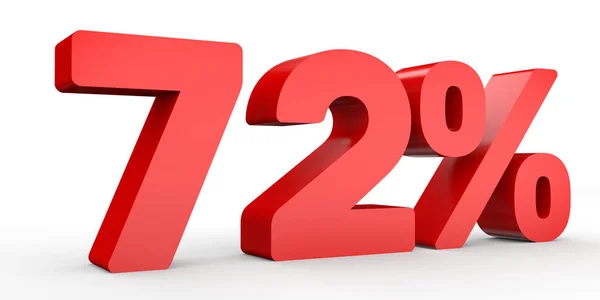 Seventy two percent off. Discount 72 %. — Stock Photo, Image