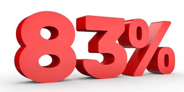 Eighty three percent off. Discount 83 %. — Stock Fotó