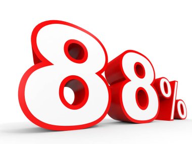 Eighty eight percent off. Discount 88 %.