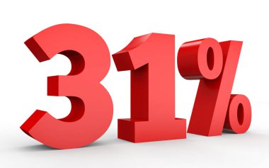 Thirty one percent off. Discount 31 %.