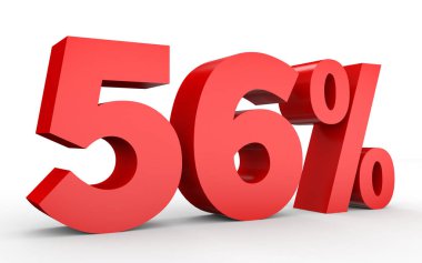 Fifty six percent off. Discount 56 %.