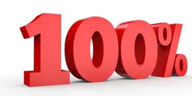 One hundred percent off. Discount 100 %.