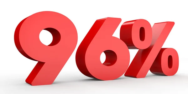 Ninety six percent off. Discount 96 %. — Stock Photo, Image