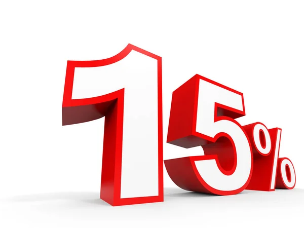 15 percento di sconto. Sconto 15% . — Foto Stock